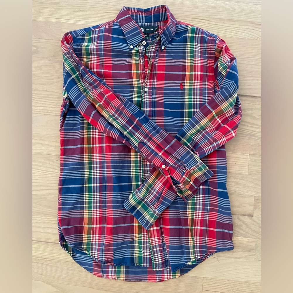 Ralph Lauren Dress Shirt long Sleeve Custom Fit